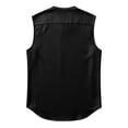 thumbnail image 6 of Horkkom Linen Shirts for Men Button Down Plain Sleeveless Shirts Basic Gym Vacation Casual Tank Top, S-3XL, 6 of 6