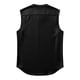 thumbnail image 4 of Top de Hombro Frío Camisa de Lino de los Hombres sin Mangas Cuello Redondo Color Sólido Botón Básico Delantero Top de Vacaciones Casual, 4 of 6