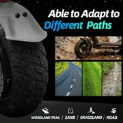 CUNFON Electric Scooter Adult with 1200W Motor Folding E-scooter, 50 Mile Range, 10.5 off Road Tires,Max Limited 31Mph,Fingerprint Unlock and App Controller