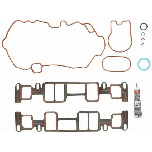 Lower and Upper Intake Manifold Gasket Set - Compatible with 1996 - 2005 Chevy Blazer 4.3L V6 1997 1998 1999 2000 2001 2002 2003 2004