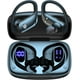 thumbnail image 1 of Auriculares inalámbricos bmani con Bluetooth, 48 horas de reproducción, deportivos, con pantalla LED, supraaurales, ganchos para la oreja, micrófono integrado para entrenamiento, color negro, 1 of 6