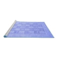 thumbnail image 2 of Ahgly Company Machine Washable Indoor Rectangle Abstract Blue Modern Area Rugs, 8' x 10', 2 of 4