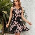 thumbnail image 7 of Black Rose Dress Fashion Beach Long Dresses Female Party Printed Sundress, 7 of 7