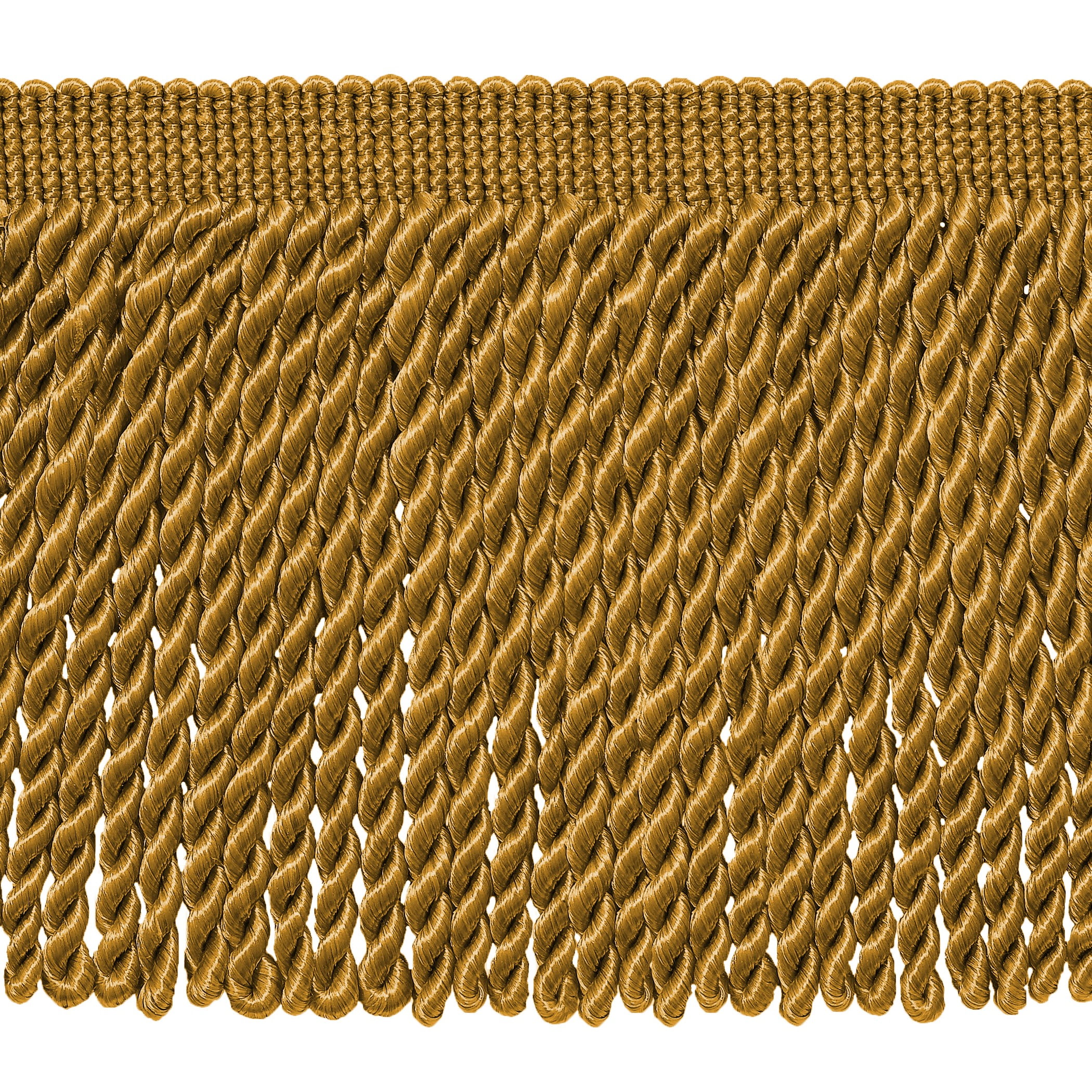 6 Inch Long Old Gold Bullion Fringe Trim, Basic Trim Collection, Style