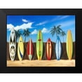 thumbnail image 2 of Westmoreland, Scott 14x12 Black Modern Framed Museum Art Print Titled - Starting Lineup, 2 of 5