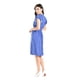 thumbnail image 3 of Vestido de rayas Roman Fashion /Juvenil, 8867-STRP (Azul rayas) azul EG, 3 of 5