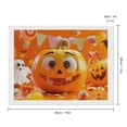 thumbnail image 2 of Diamond Art Kits for Adults, Halloween Cute Cartoon Pumpkin (2)Diamond Painting Kits for Beginners, Frameless Round 5D Full Drill Diamonds Art Pictures Gem Art Crafts Home Decor Gifts, 2 of 8