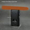 thumbnail image 3 of All in One Triple Jet Flame Butane Torch Lighter Built-In Cutter, Cutter V Cut, Punch, Holder Function, Draw Enhancer Tool, Refillable And Adjustable Windproof Lighter. (Sold Without Gas), 3 of 8