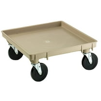 Traex 1697 Beige Glass Rack Dolly without Handles
