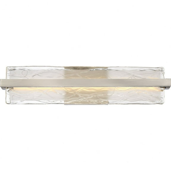 Quoizel Lighting - LED Bath Fixture - Platinum Glacial 1 Light Contemporary Bath