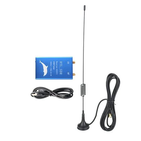 RTL.SDR USB Tuner Receiver RTL2832U+R820T2 100KHz-1.7GHz UHF UV