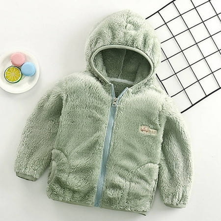 

Child Sweater Toddler Kids Baby Girls Boys Casual Zip Up Solid Jacket Long Sleeve Lightweight Cute Thicken Outerwear Snowsuit Coat