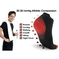 thumbnail image 5 of Ankle 15-20 mmHg Unisex Compression Sock 2/3/6 Pairs, Low Cut Compression Running Sock with Ankle Support, 5 of 9