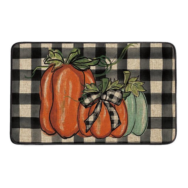 Pumpkins Funny Coir Doormat Outdoor Welcome Mats for Front Door Indoor Rugs for Entryway Washable Doormat Outdoor All Weather Floor Mat Welcome Mat for Front Door and Outdoor Entrance, 16x24 Inch
