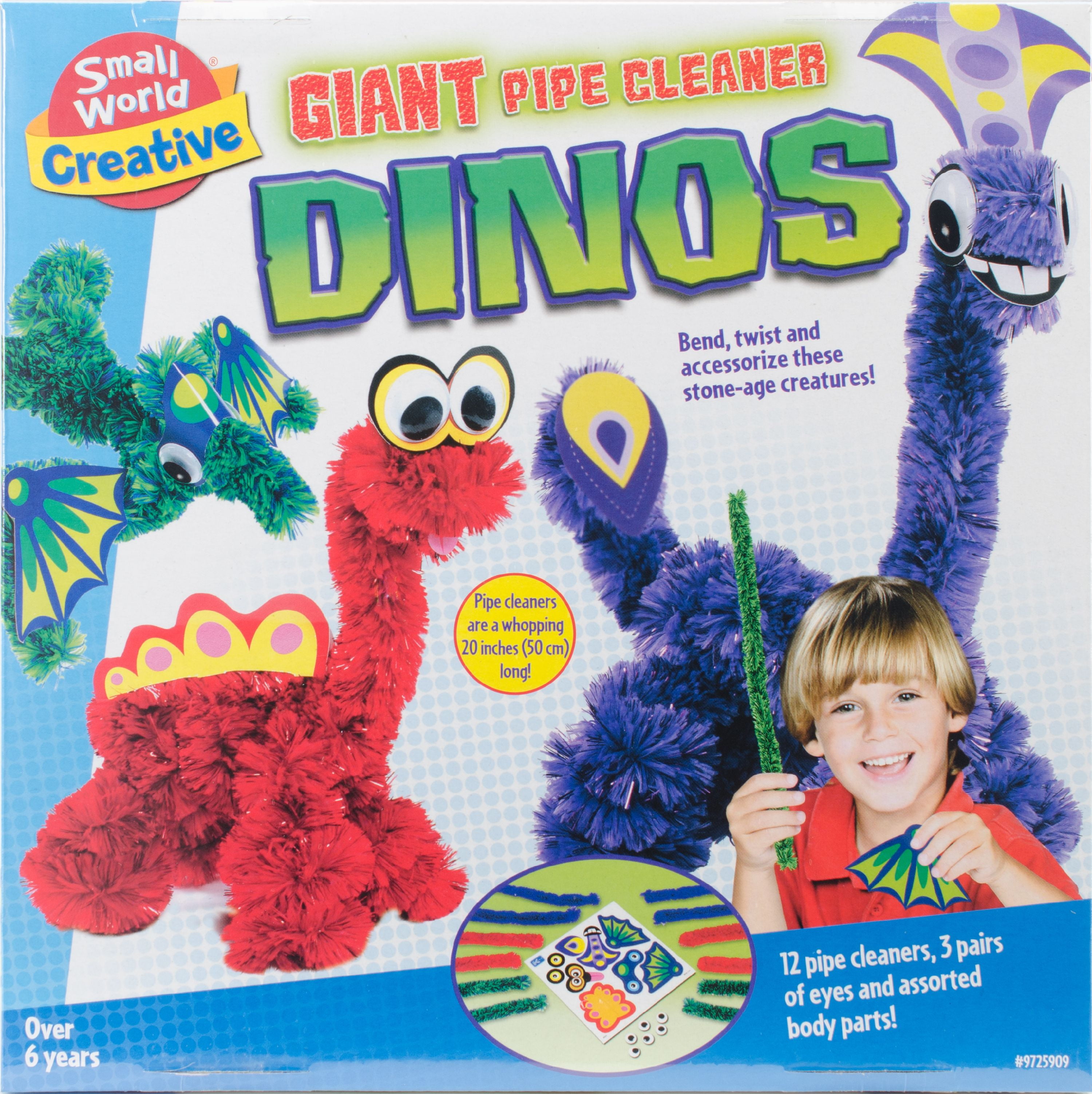 Giant Pipe Cleaners Dinos