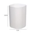 thumbnail image 3 of yuksok Makeup Brush Holder 4 Slots Different Height white cylinder, 3 of 3
