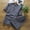 Gray#07, variant on TIMIFIS Mens Short Sets 2 Piece Outfits Summer Beach Tracksuits Casual Turndown Collar Solid Short Sleeve T Shirts and Shorts Outfits - Spring/Summer