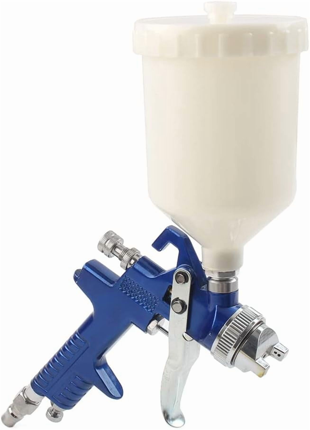 Gamvdout HVLP H827 Spray Airbrush 600ml Cup 1.7mm Nozzle For Gravity Professional HVLP Air Paint Spray Auto Car Detail Touch Up Sprayer