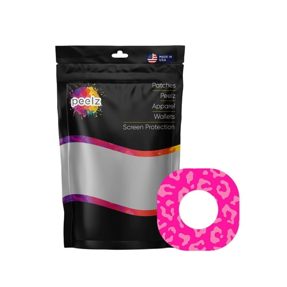 Peelz Wild Cat Patch  Tape Designed for the DEXCOM G7 and Stelo