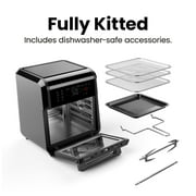 Chefman 6-in-1 Multifunctional Air Fryer Oven w/ 12 Qt Capacity, Digital Touchscreen - Black