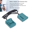 thumbnail image 3 of Convertidor De Batería De Litio, Adaptador De Batería, Herramienta De Cable De Extensión, Gancho Trasero De Cable De 1,6 Metros Para Baterías De Iones De Litio De 5 Pines Para, 3 of 7