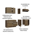 thumbnail image 4 of Cocina Integral Modular Madesa Parma 220cm MM, 4 of 5