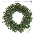 thumbnail image 5 of (2 pack) Mainstays 18in Indoor Artificial Boxwood Wreath, Green Color. Plastic Material. Not in Pot., 5 of 9