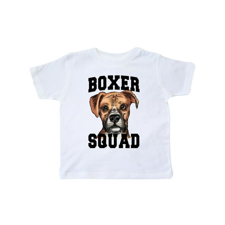 

Inktastic Dog Boxer Squad Gift Toddler Boy or Toddler Girl T-Shirt