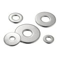 thumbnail image 3 of Bybiment (500PCS) 1/8" x3/8 Steel 304 Metal Flat Washers for Screws and Bolts, for Factory Maintenance, Kitchen, Shop, and Construction, 3 of 6