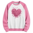thumbnail image 5 of 3-15 Years Cute Long Sleeve Tops for Girls Casual Loose Fit T-shirts Watermelon Red 5-6 Years, 5 of 5