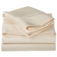 thumbnail image 1 of Egyptian Cotton 1200 Thread Count Solid Sheet Set  King-Ivory, 1 of 4