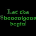 thumbnail image 3 of CafePress - Let The Shenanigans Begin! Women's Dark Pajamas - Women's Short Sleeve Print T-Shirt and Pants Dark Cotton Pajama Set, 3 of 7