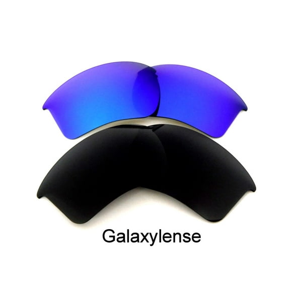 Galaxy Replacement Lenses for Oakley Half_Jacket_2.0_XL Black & Blue Color  100% UVAB