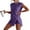Dark Purple, variant on Women Summer Shorts Suit Sleeveless Casual Outfit for Daily Wear Vacation and Pure Color Comfortable Stylish Womens Running Shorts Suit Tech Suit Swimming Women Jag Swimwear Apparel Dress