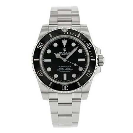 Rolex Submariner Black Dial Stainless Steel Automatic Mens Watch (Best Rolex Submariner Model)