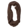 thumbnail image 2 of Womens Acrylic Loop Scarf - Brown, 2 of 2