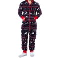 thumbnail image 1 of Christmas Family Matching Pajamas Hooded Zipper Onesies, 1 of 3