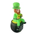 thumbnail image 4 of Decoración inflable del Día de San Patricio Macarena 6 pies jardín interior exterior Estatua iluminada, 4 of 8