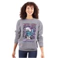 thumbnail image 3 of Smurfs Kanji Never Quit Keep Hustlin Unisex Plus Size Sweatshirt Brisco Brands 2X, 3 of 5