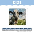 thumbnail image 2 of 10 Inch Wall Clock Battery Operated Square Clock for Office, Kitchen, Outdoor, Living Room,Cow on A Summer Charming, 2 of 4