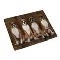 thumbnail image 1 of Rustic 4 Boxers Dog Blanket BLNKT70653, 1 of 3