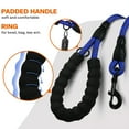 thumbnail image 3 of Taglory Rope Dog Leash with Comfortable Padded Handle, 5ft Reflective Dog Leash, Navyblue, 3 of 7