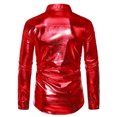 thumbnail image 3 of ZZHZGZ 4Th of July Slim fit T Shirts for Men Men's New Fall Fashion Color Collision Sequins Disco Shirt Men's Long Sleeved Shirt Fourth of July Mens Dress Shirts Xxl, 3 of 3