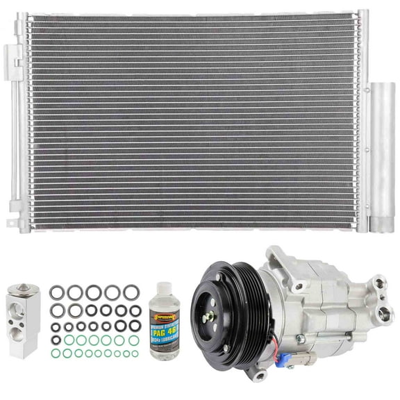For Chevy Sonic 2012 A/C Kit w/ AC Compressor Condenser & Drier - BuyAutoParts