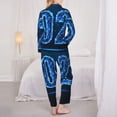 thumbnail image 3 of Bingfone Womens Pajama Sets 2025 Happy New Year 5 Print,Long Sleeve Loungewear Pajamas Set-X-Large, 3 of 8