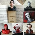 thumbnail image 3 of 2 marcapáginas de terror, marcapáginas con retrato de resina de dibujos animados en 3d, grandes regalos para amantes de los libros, 3 of 5