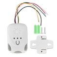thumbnail image 2 of Sensor de gas natural detector de fugas de gas con alarma de luz sonora 10% LEL montado en la pared 12 V de alta sensibilidad para el hogar, 2 of 8