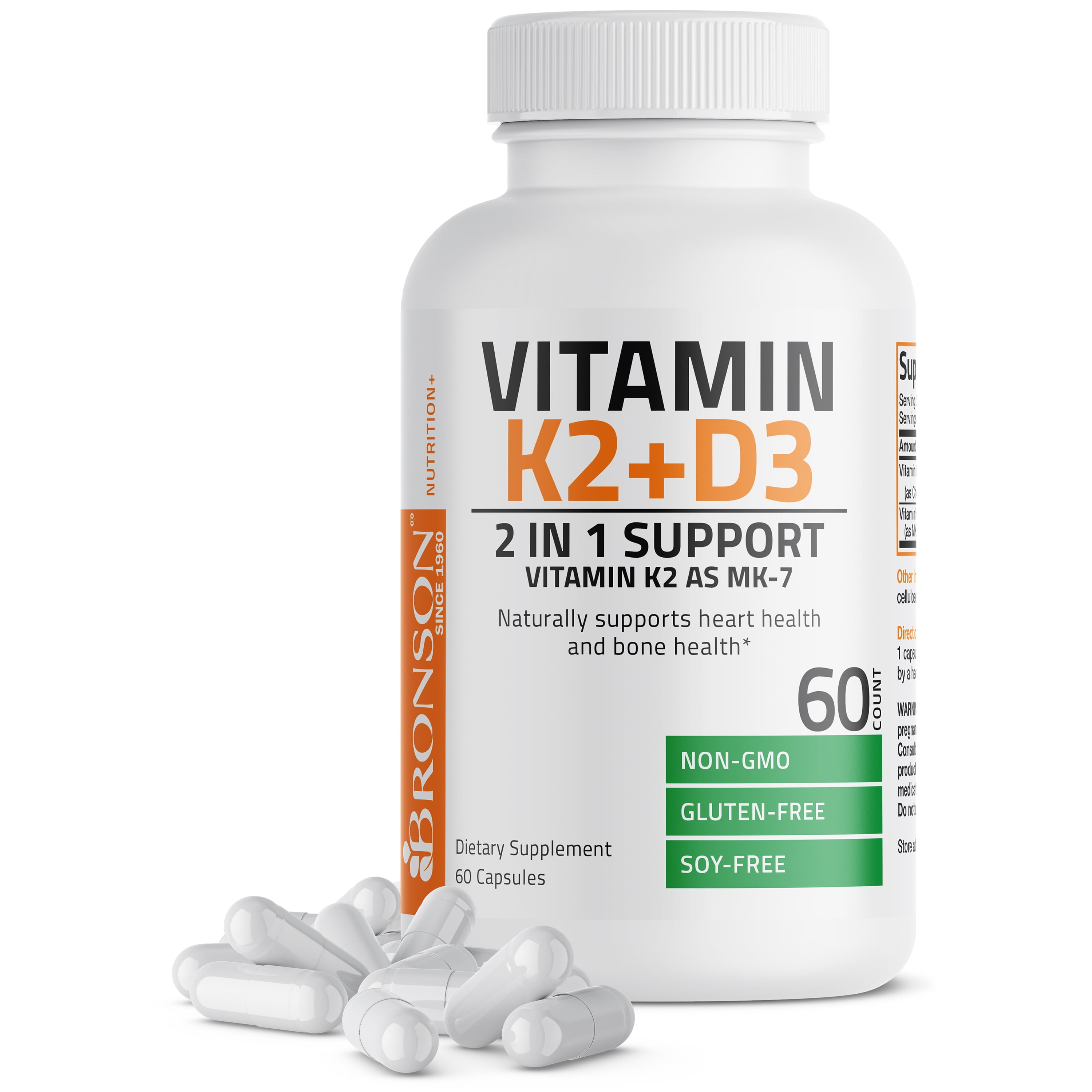 Vitamin D3 20.000 I.E K2 200mcg 180 Tabletten MK-7 Menachinon-7 20000 IE IU 