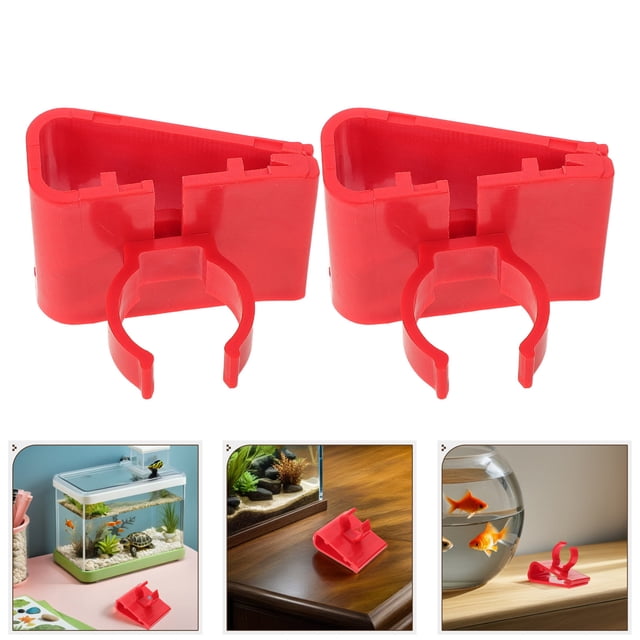 SHOWERORO 15Ud Soporte De Para Acuario Clip Plástico Para Fijar Lámparas De Acuáticas