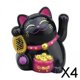 thumbnail image 1 of Figuras de animales Soledad 4 piezas gato encantador brazo agitador, 1 of 10